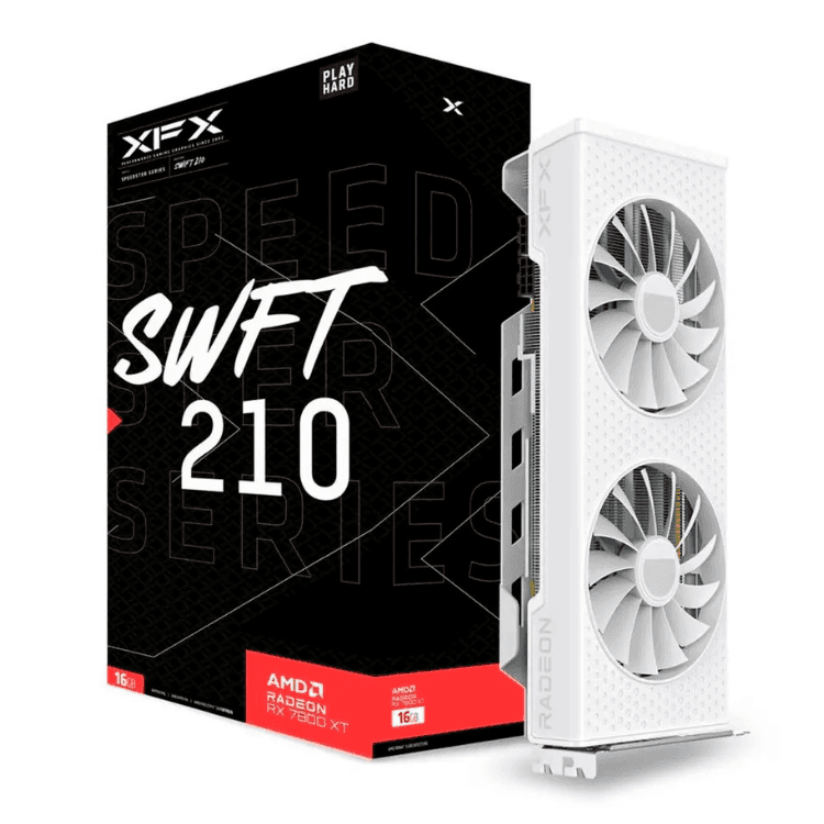 Placa Gráfica XFX AMD Radeon RX 7800 XT RDNA 3 Speedster SWFT 210 Core 16GB GDDR6