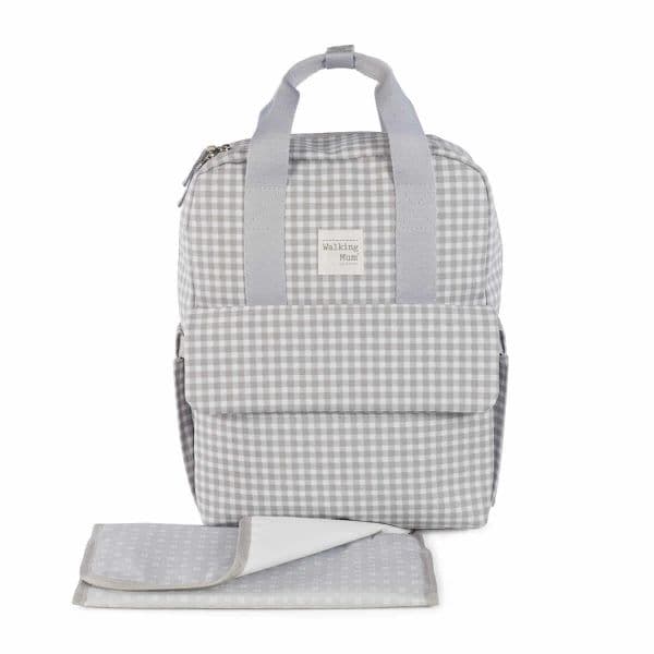 Walking Mum Mochila i Love Vichy Grey