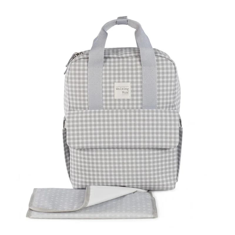 Walking Mum Mochila i Love Vichy Grey