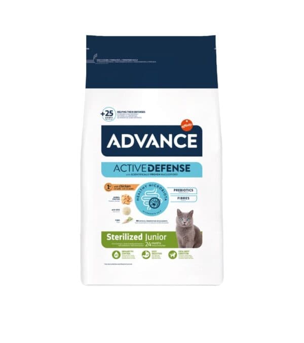 Advance Cat Sterilised Junior Chicken & Rice - 1,5 kg - ParAnimais