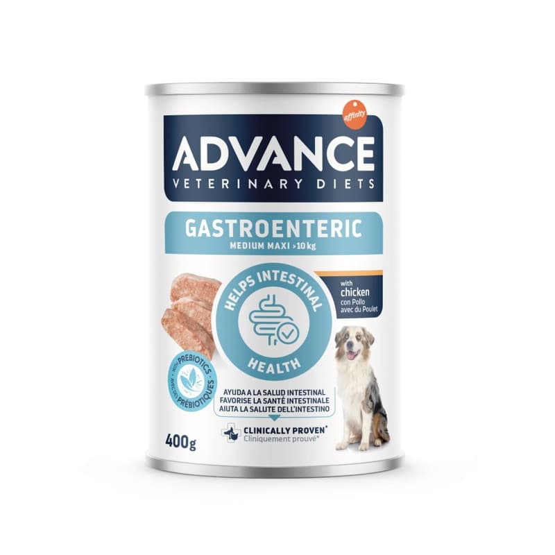 Ração Húmida Advance Gastroenteric Medium Maxi Cão 400g