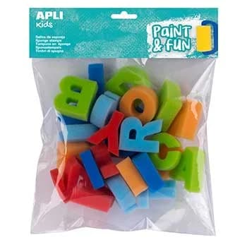 Apli Esponja Carimbo Abc Kids Paint&fun 26un APL17465