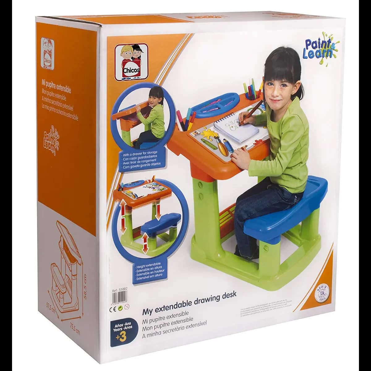 Secretária A Minha Mesa Extensível