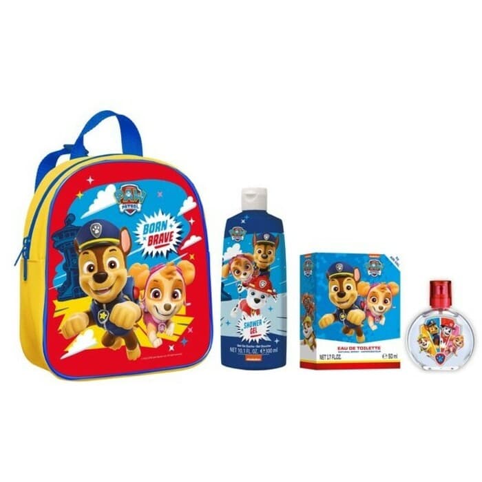 Cartoon Paw Patrol Born Brave Set Eau de Toilette 50ml + Gel de Banho 300ml + Mochila