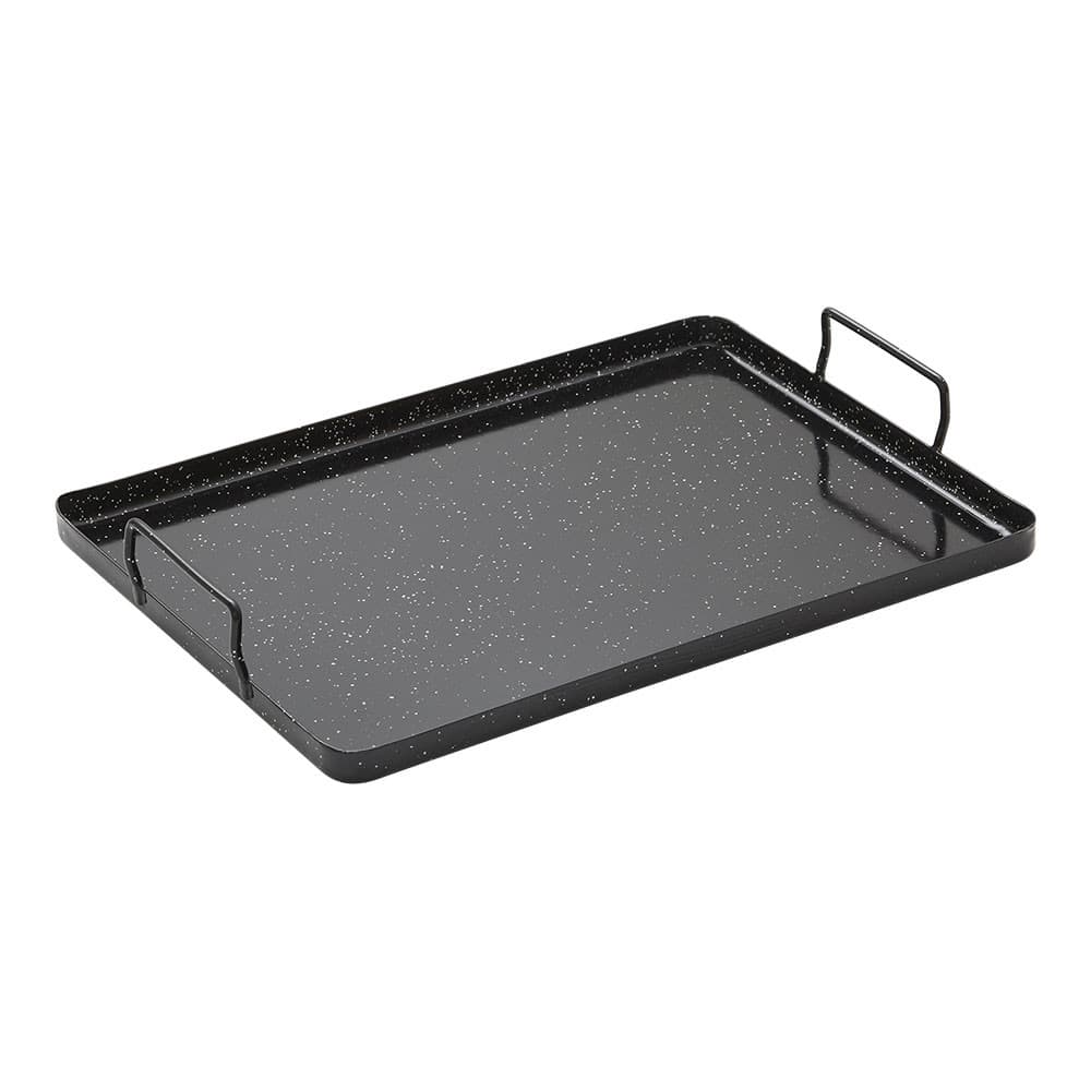 Bandeja de aço esmaltado para forno 18x18x2cm vaello