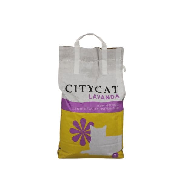City Cat Areia para Gato com Cheiro a Lavanda - 336091