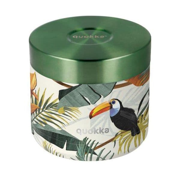 Quokka Recipiente Térmico para Comida 604 ml Aço Inoxidável (tropical) - 40113