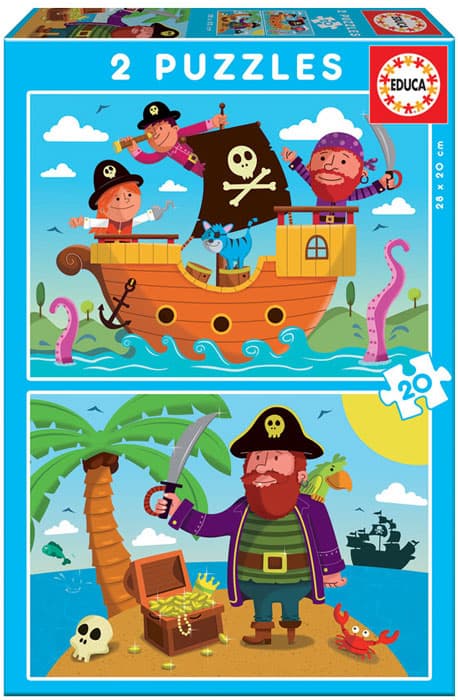 Puzzle Junior 2X20 Piratas