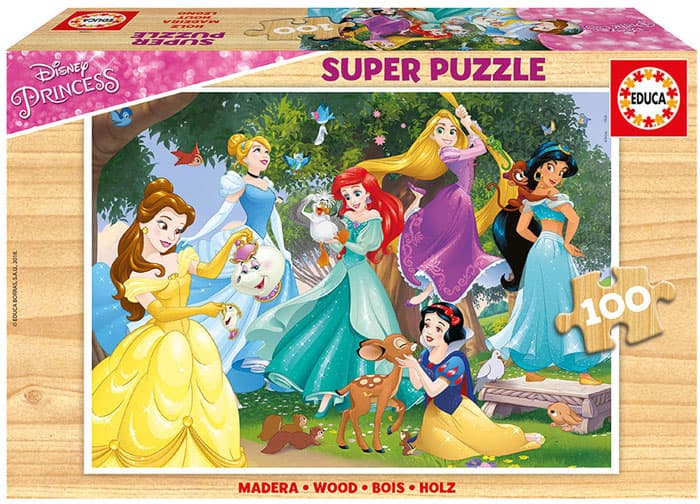 Educa Super Puzzle Madeira 100 Disney Princess - 17628