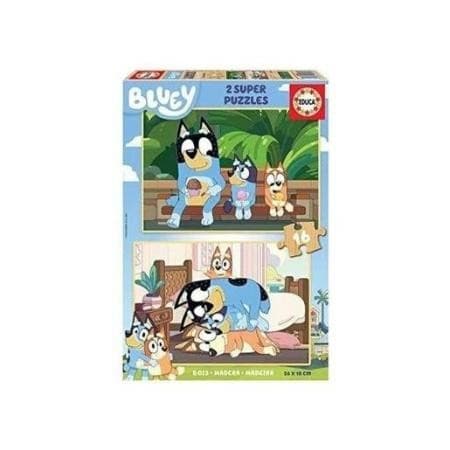 Educa Puzzle Madeira 2x16 Peças Bluey