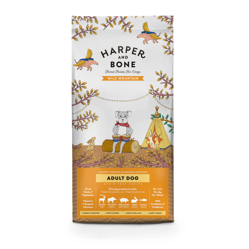 Harper and Bone Dog Adult Grain Free Medium &amp; Large Wild Mountain