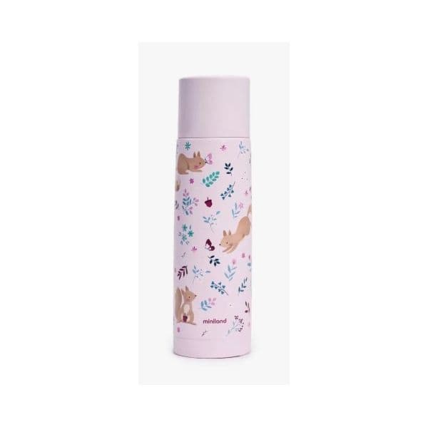 Miniland Miniland Termo 500ml Esquilo Rosa