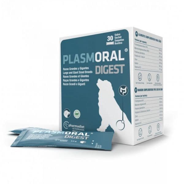 Pharmadiet Plasmoral Digest Cães Raças Grandes/Gigantes/Extragrandes e Gatos 30 Saquetas