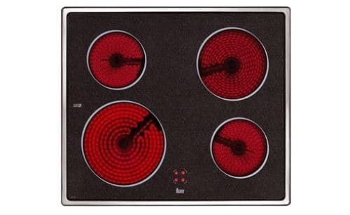 Placa de Vitrocerâmica Teka VTC B | Elétrica | 60 cm | 4 Zonas | Preto