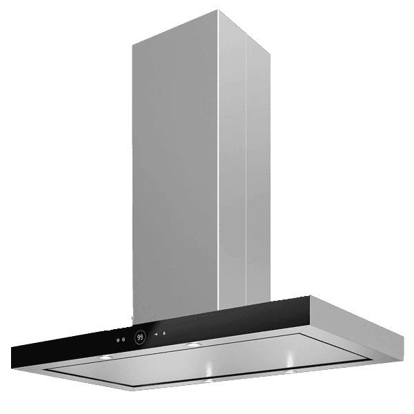 Chaminé TEKA Dpl Ilha 1185 T | 782 m³/h, LED, Vidro Preto