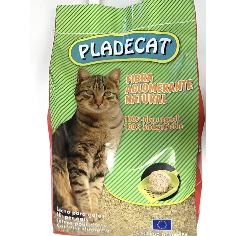 Pladecat Fibra Aglomerante Arena para Gatos