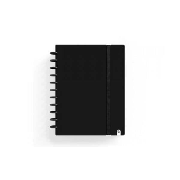 Carchivo Caderno Quadriculado A4 Espiral 80 Folhas Preto