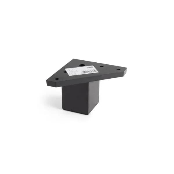 Rei Pé Quadrado Abs Preto 6cm - 1160440131