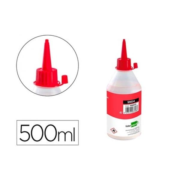 LiderPapel Cola Líquida Silicone para Manualidades e Uso Escolar 500ml