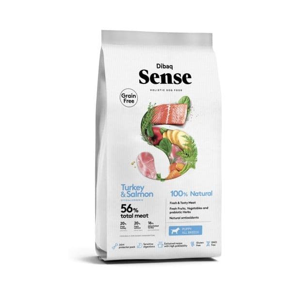 Dibaq Sense Grain Free Puppy Turkey & Salmon 12Kg