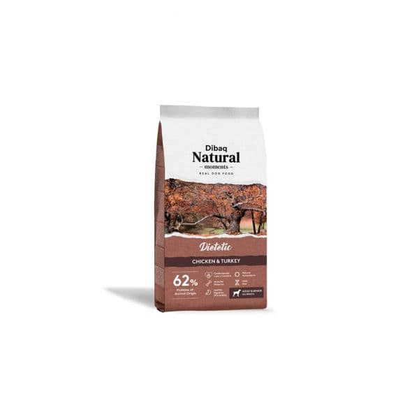 Dibaq Natural Moments Dietetic Frango e Peru Adult & Senior 3kg
