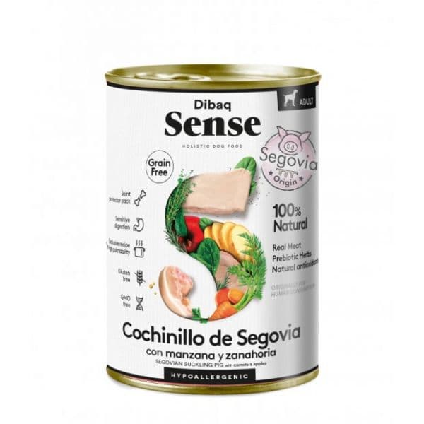 Ração Húmida Dibaq Sense Dog Grain Free Leitão de Segóvia 380g