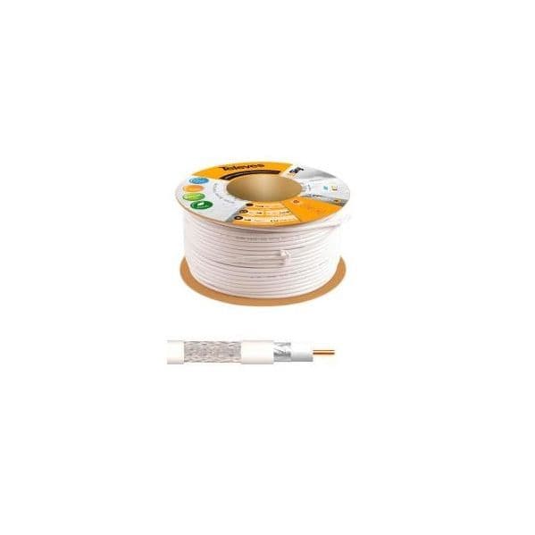 Televes Cabo Coaxial CuFe+AL+Malha AI 5mm Rolo 100m