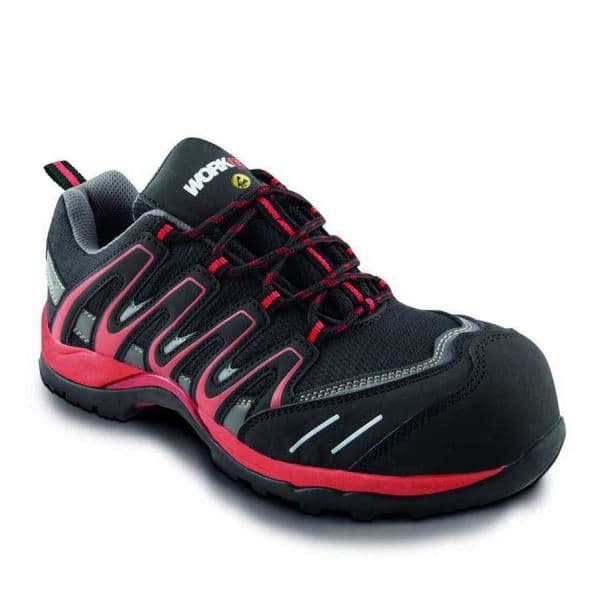 Workfit Trail Esd Safety Shoes Preto,Rosa 36 - 8425160478520