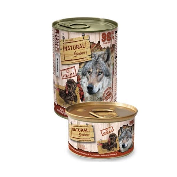 Ração Húmida Natural Greatness Turkey 400g