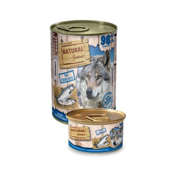 Ração Húmida Natural Greatness Salmon 400g