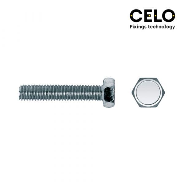 Celo Caixa 75UN Parafuso Metrico Hexagonal Din/ref 933 8X40 Zincado - ELK17122