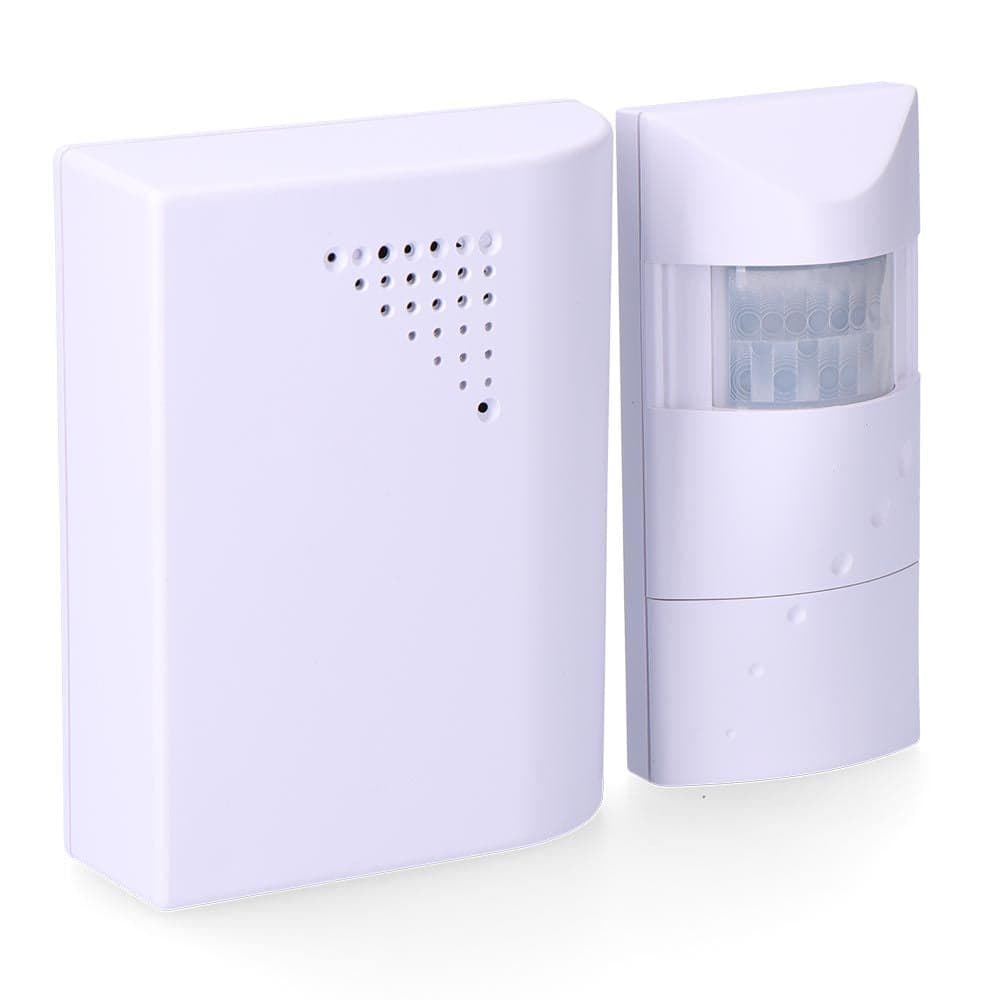 EDM Alarme Detector de Movimento Sensor Emissor-Receptor Avisador de Visitante 8m Preto