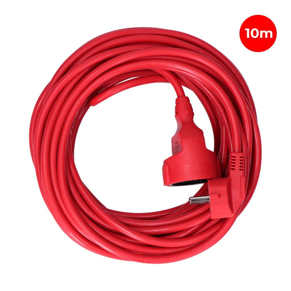 Elektro3 Extensão 10 M Flexivel Vermelha - 23600