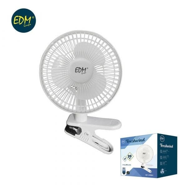 VENTOINHA DE MESA BRANCO 45W  Ø ASPAS 40 cm EDM