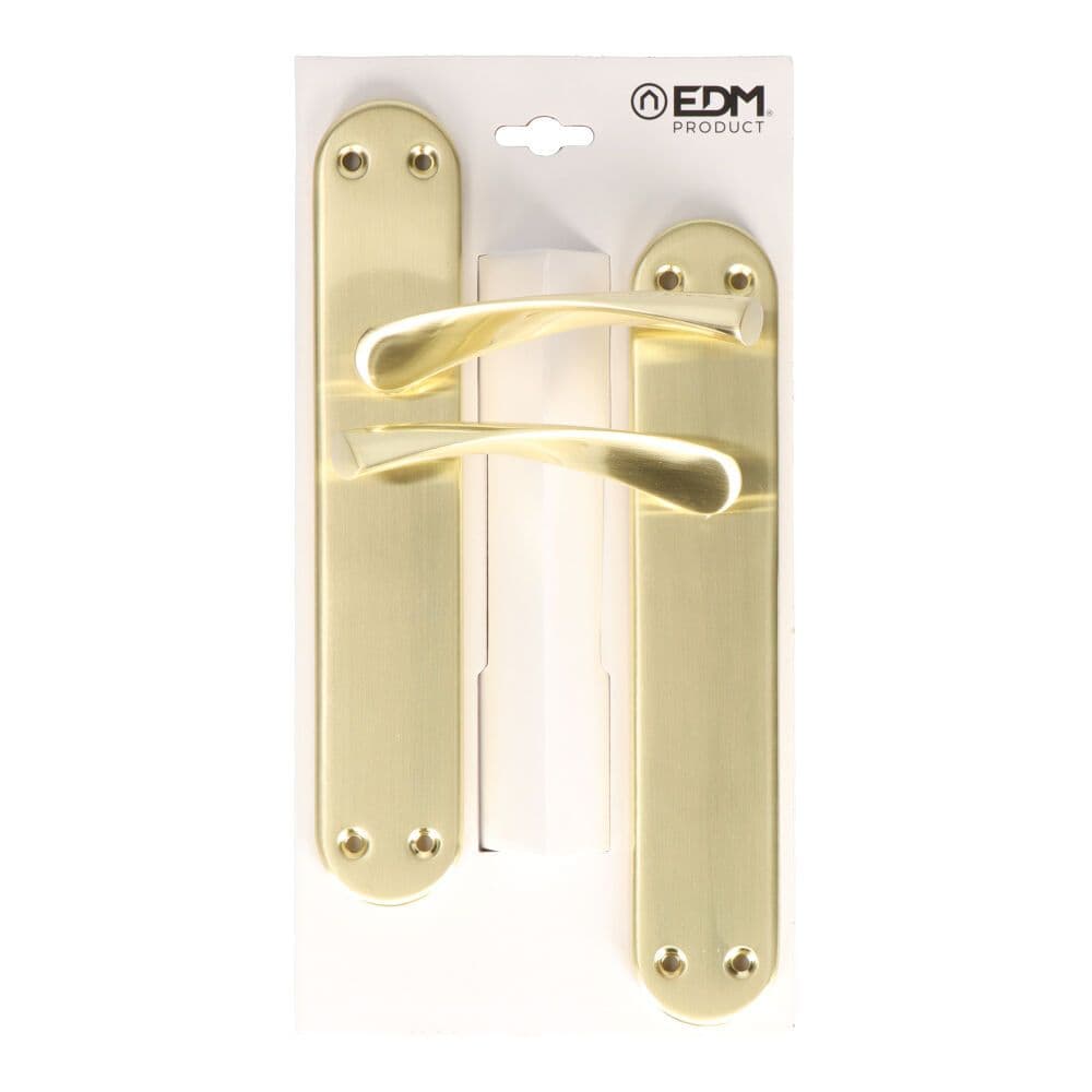 BLÍSTER JOGO PUXADOR 707 LATÃO ACETINADO EDM