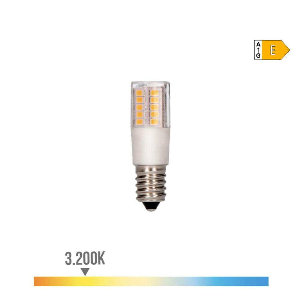 EDM Lampada Tubular LED E14 5,5W 650 Lm 3200K Luz Quente - ELK98892