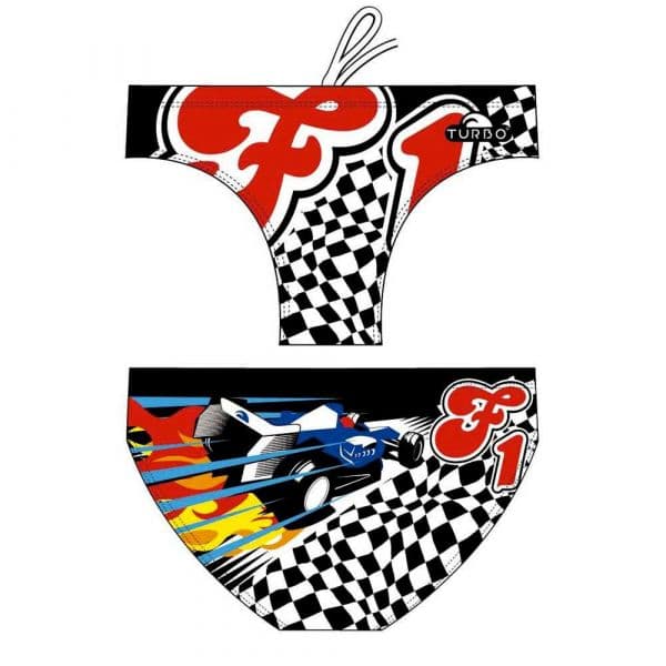 Turbo Formula 1 Swimming Brief Colorido L Homem
