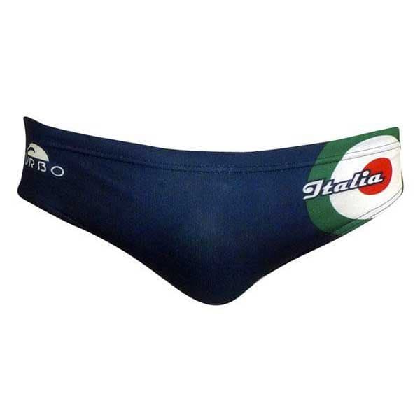 Turbo Italia Moto Swimming Brief Azul 4XL Homem