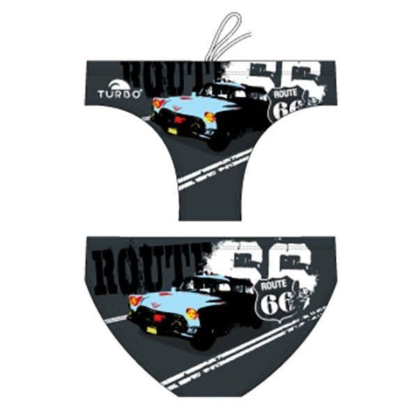Turbo Route 66 Cadillac Swimming Brief Preto 3XL Homem