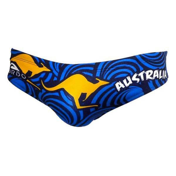 Turbo Australia Swimming Brief Azul L Homem