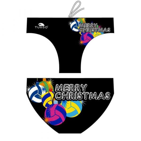 Turbo Christmas Ball Swimming Brief Preto XL Homem