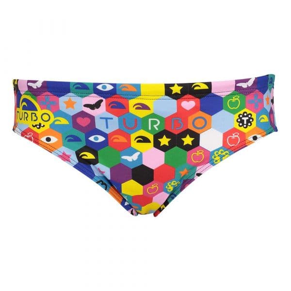 Turbo Hexa Swimming Brief Colorido 2XL Homem