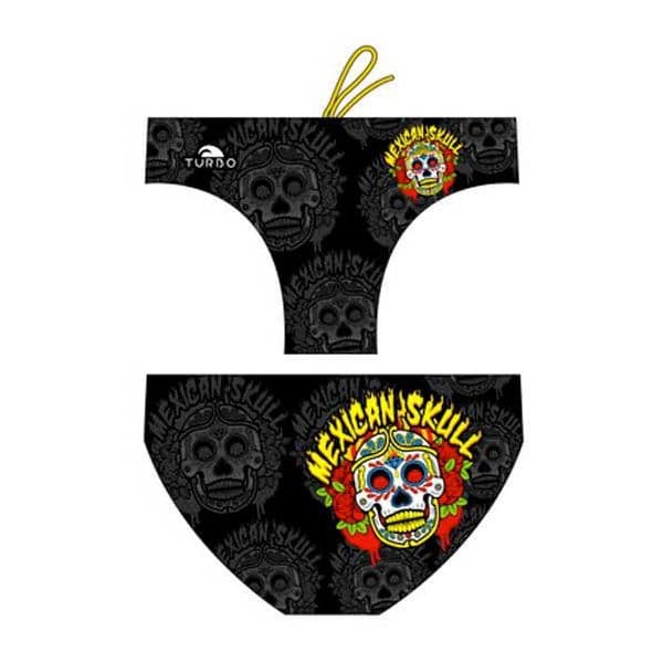 Turbo Mexican Skull 2014 Swimming Brief Preto 2XL Homem