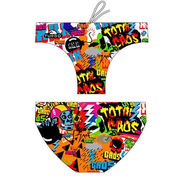 Turbo Total Kaos Swimming Brief Colorido XL Homem