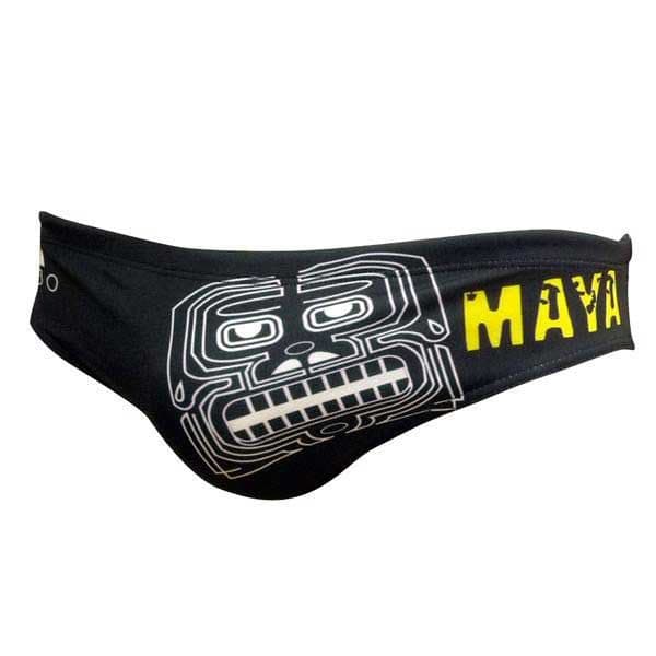 Turbo Mayas Swimming Brief Preto 4XL Homem