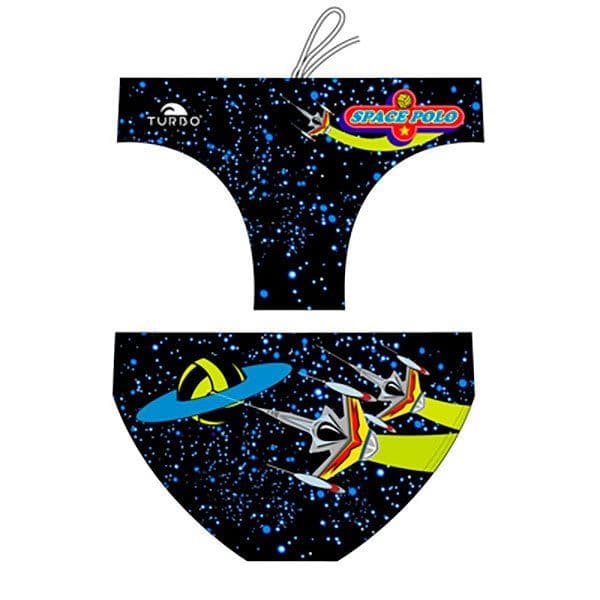 Turbo Space Polo Swimming Brief Preto 2XL Homem