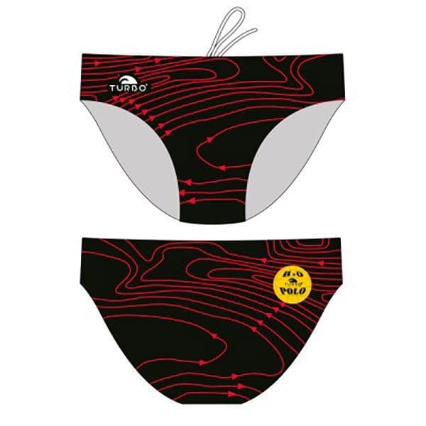 Turbo Isobars Swimming Brief Vermelho,Preto 3XL Homem