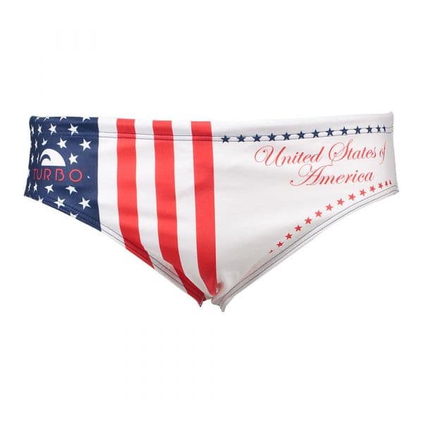 Turbo Usa 2012 Swimming Brief Branco,Azul 3XL Homem