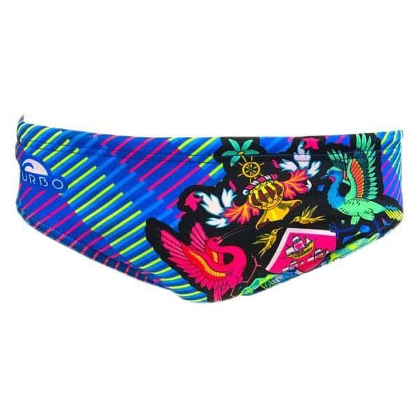 Turbo Emblem Swimming Brief Colorido 3XL Homem