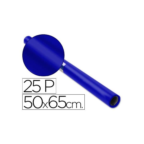 Sadipal Rolo de Papel Lustro 25Fls 50x65 Azul Forte